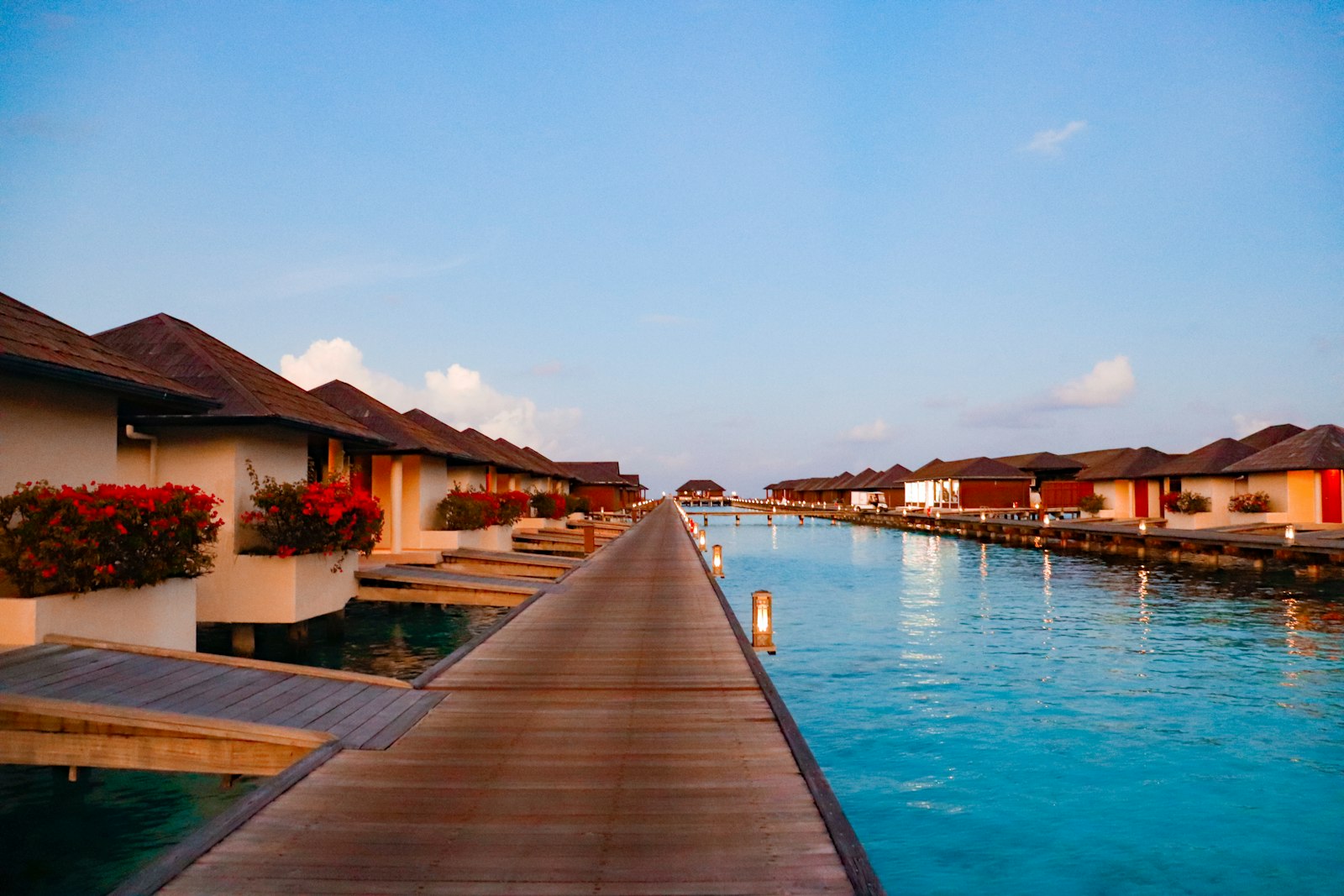 Overwater bungalows